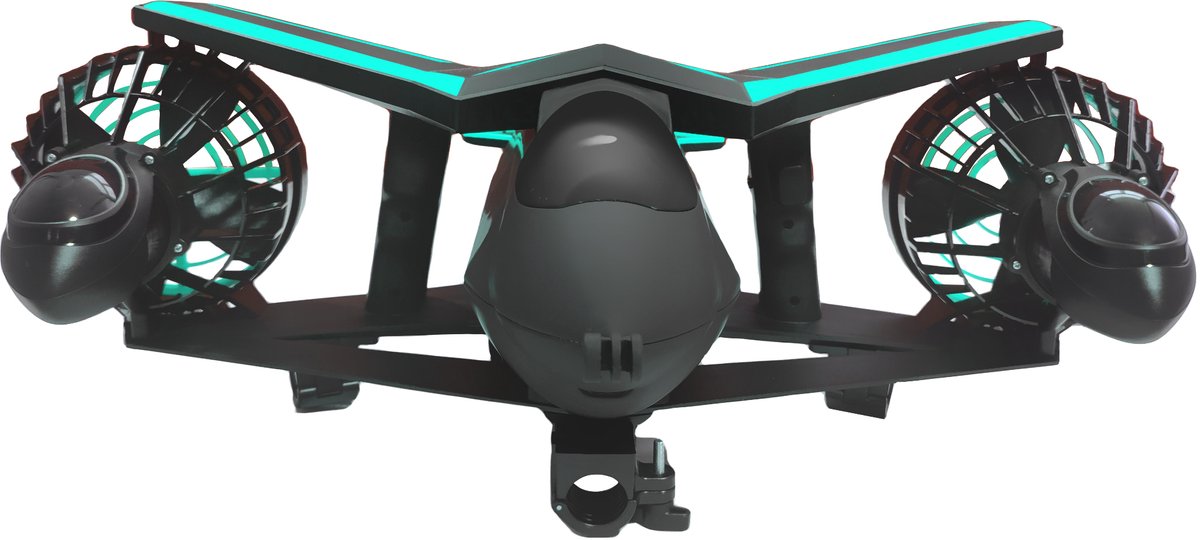 CARPED WS3 onderwaterscooter – 30 m – zwart/aqua