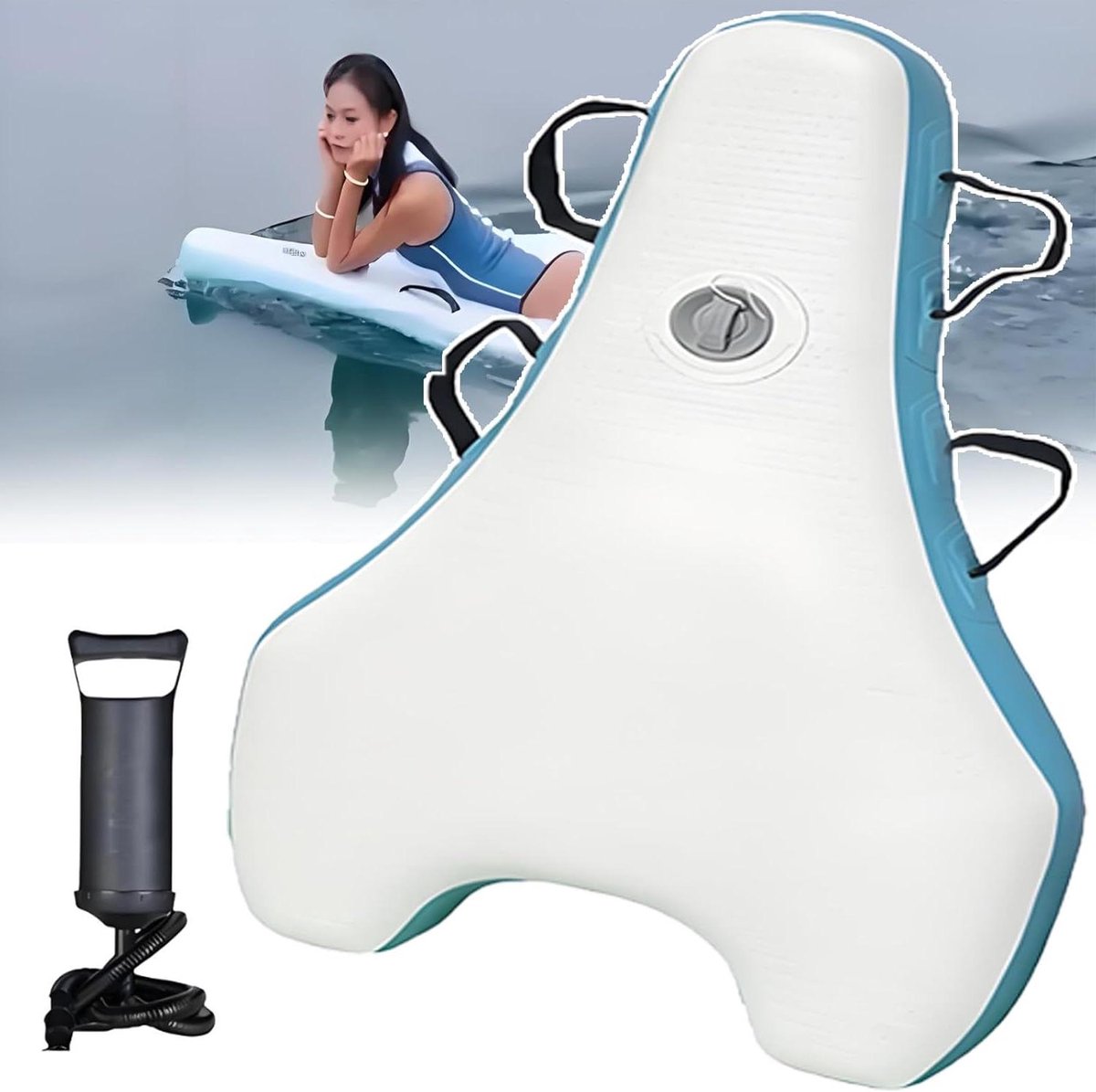 Onderwaterscooter met bodyboard-kit 500 W – blauw