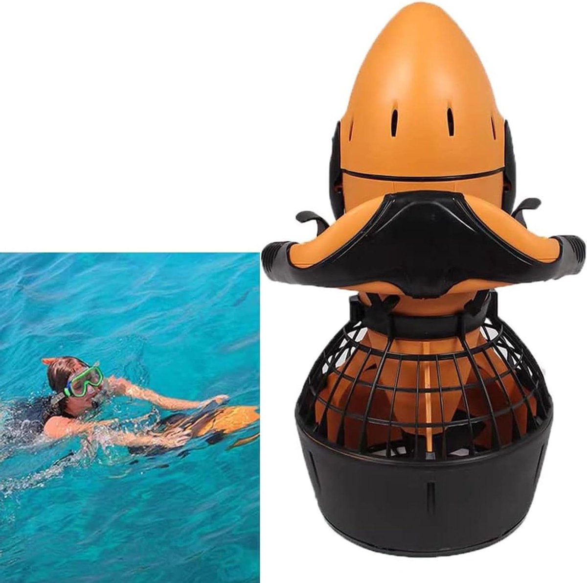Onderwaterpropeller met instelbare snelheid – 30 m – zwart